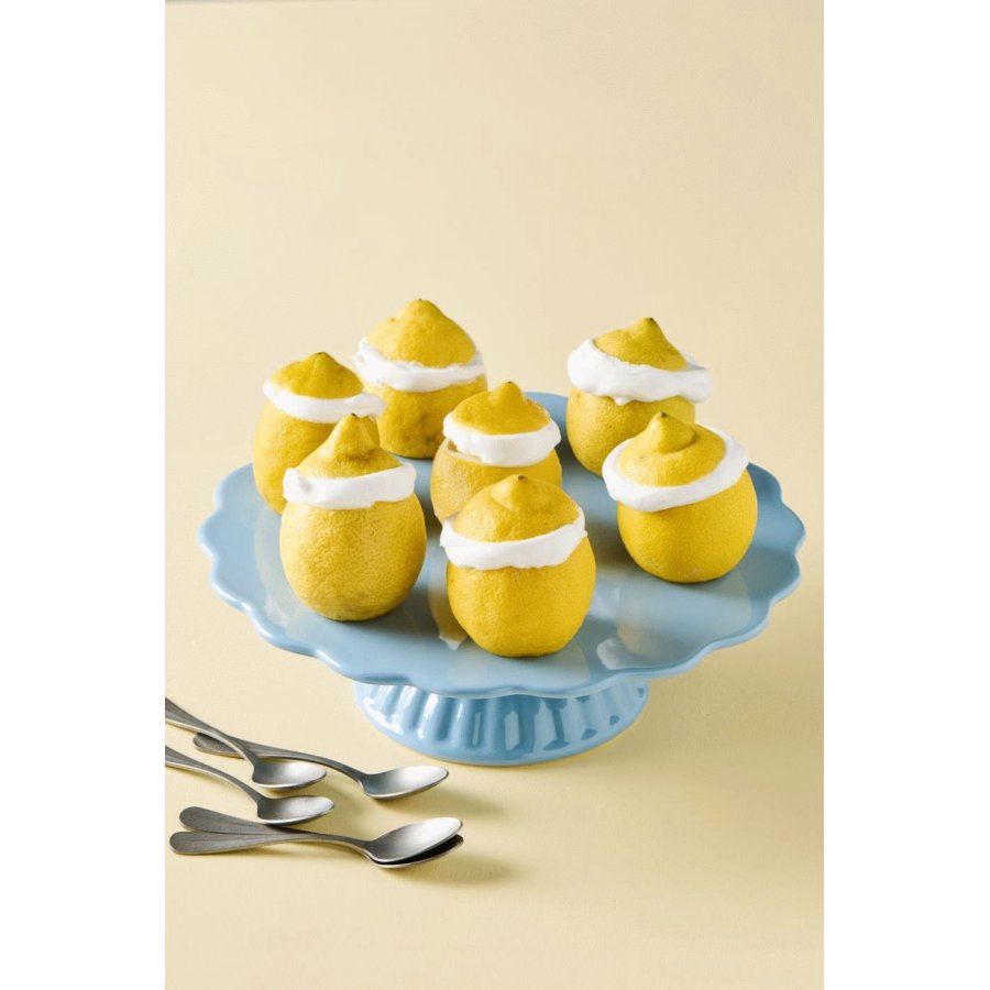 Ib Laursen Mynte Fad p� Fod �29 cm, Blue Bell