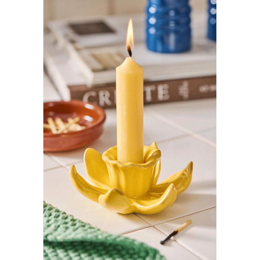 Ib Laursen Kerzenhalter H4,3 cm, Gelb