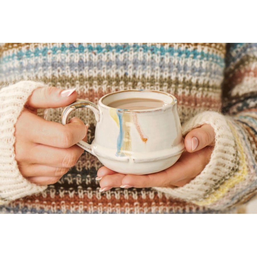 Ib Laursen Kalmar Becher 19 cl, Wei/Blau