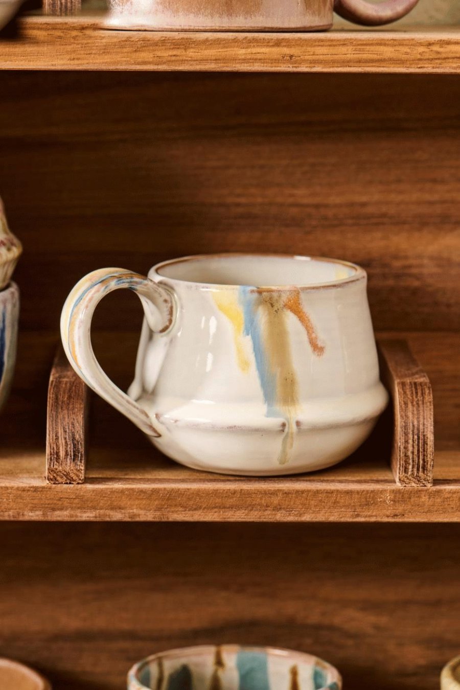 Ib Laursen Kalmar Becher 19 cl, Wei/Blau