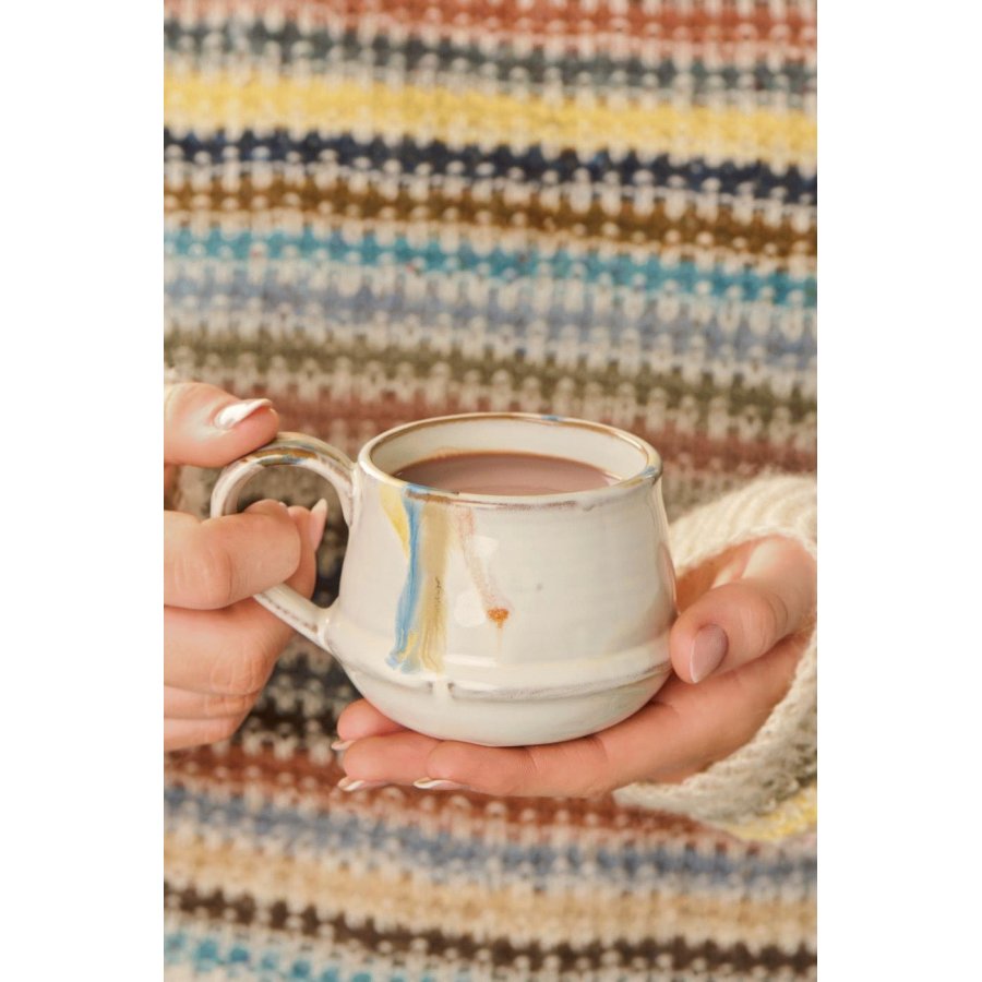 Ib Laursen Kalmar Becher 19 cl, Wei/Blau