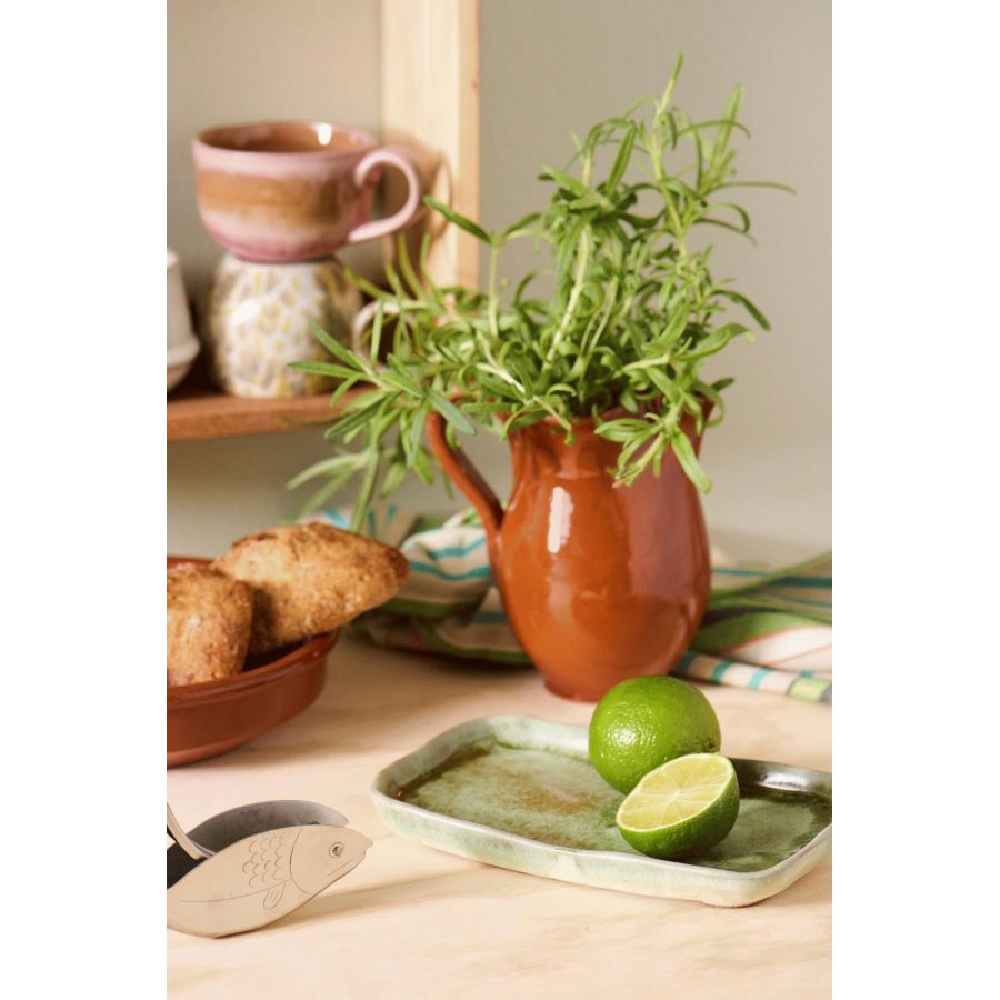 Ib Laursen Tablett 12,3x20,3 cm, Moosgrn