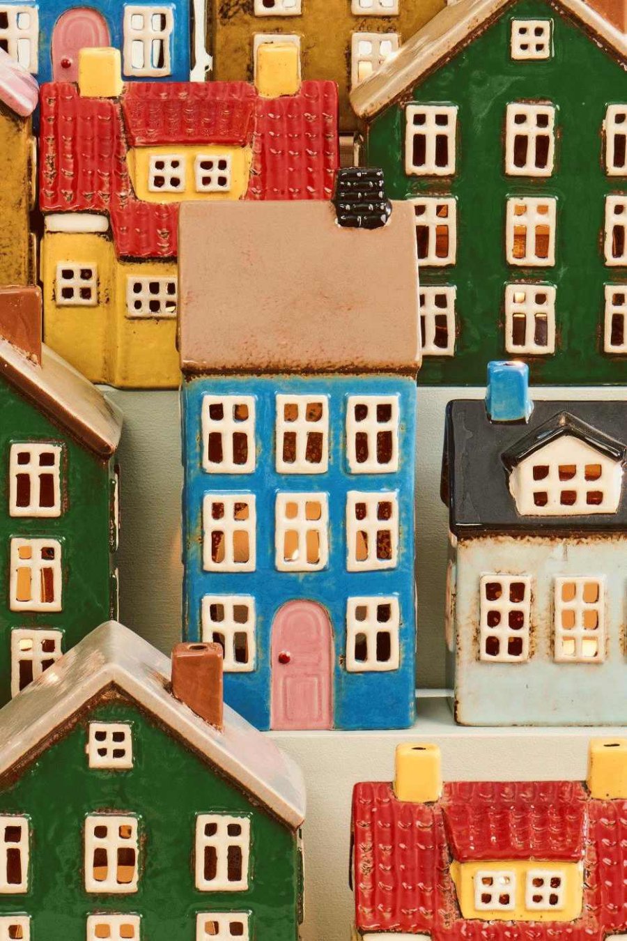 Ib Laursen Nyhavn Lichthaus H23,5 cm, Blau