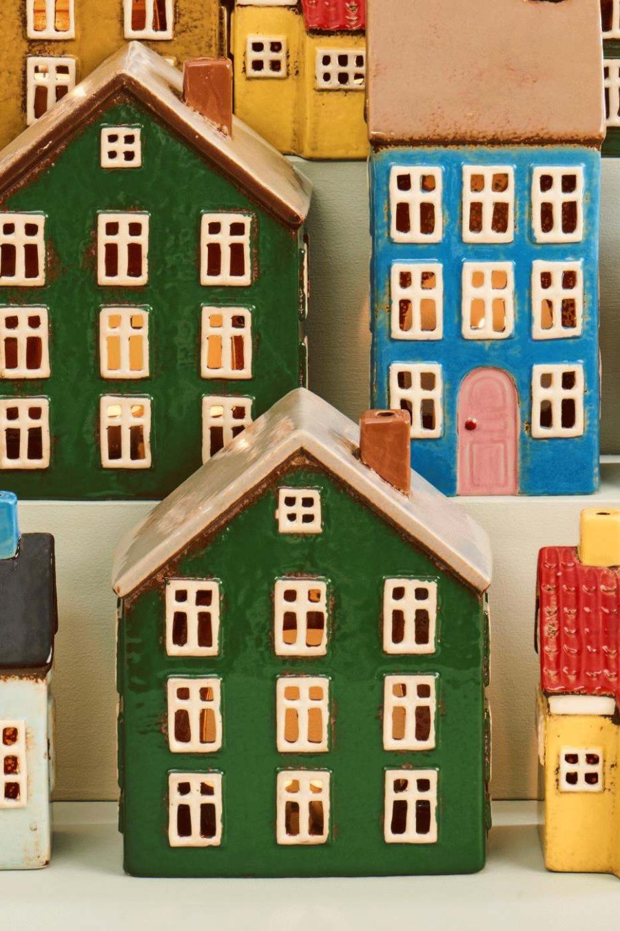 Ib Laursen Nyhavn Lichthaus H23,5 cm, Blau