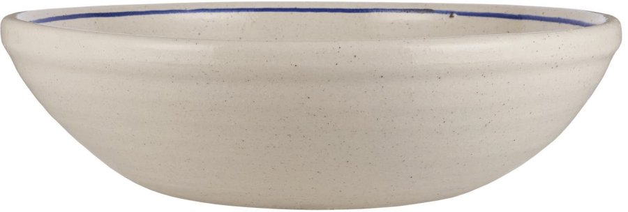 Ib Laursen Avignon Dekoschale 41 cm, Weiß/Blau