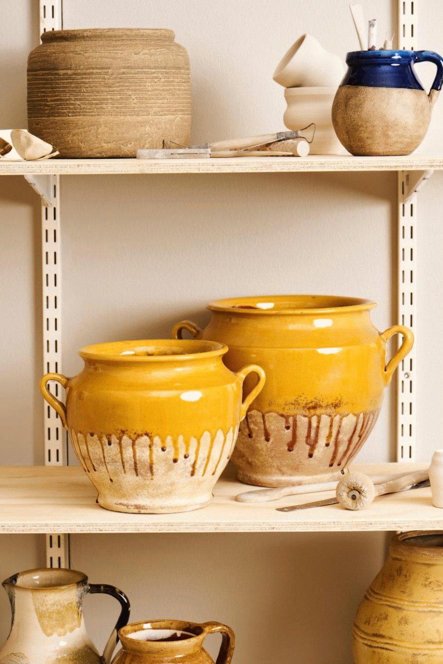 Ib Laursen Avignon bertopf H20 cm, Gelb