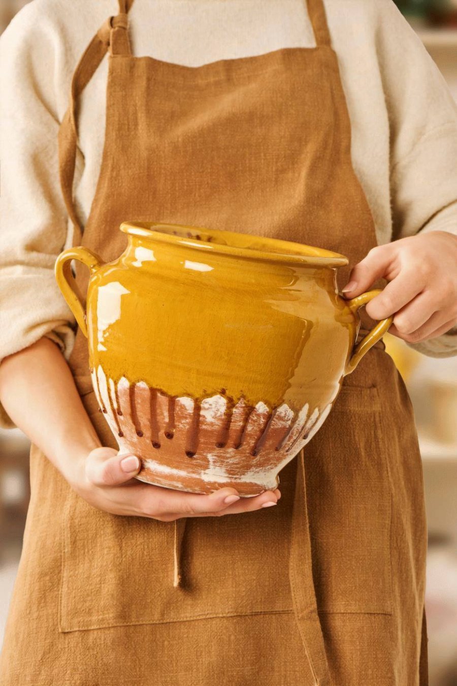 Ib Laursen Avignon bertopf H20 cm, Gelb