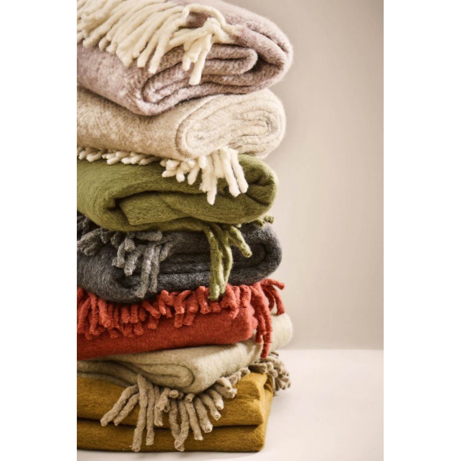 Ib Laursen Decke 130x170 cm, Mustard