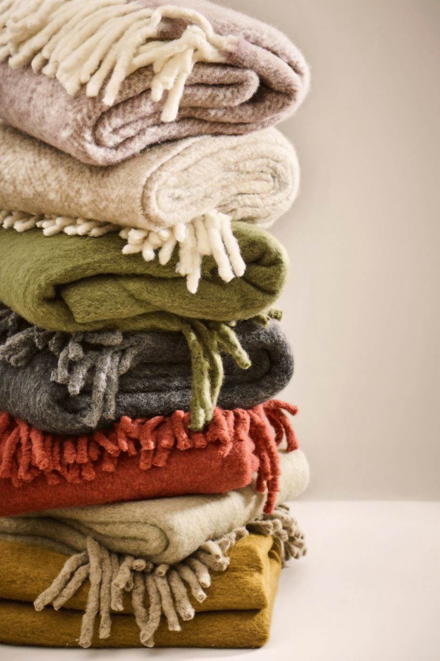 Ib Laursen Decke 130x170 cm, Mustard