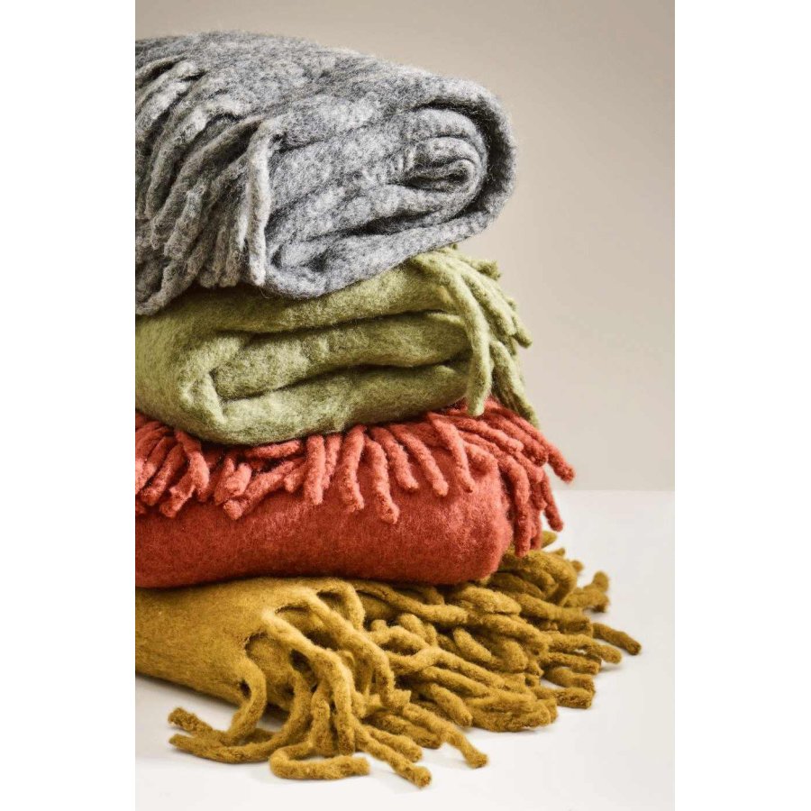 Ib Laursen Decke 130x170 cm, Mustard