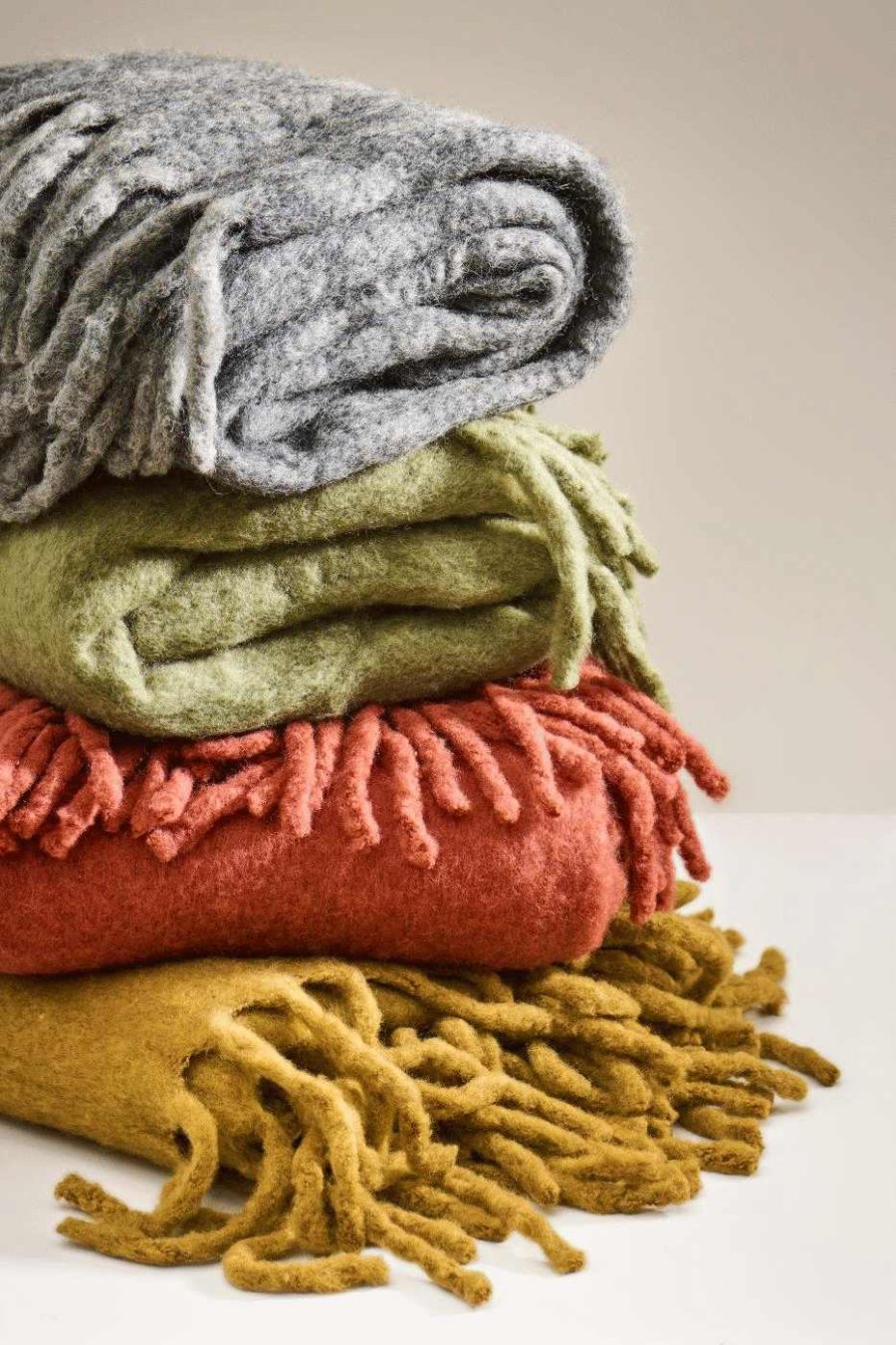 Ib Laursen Decke 130x170 cm, Mustard