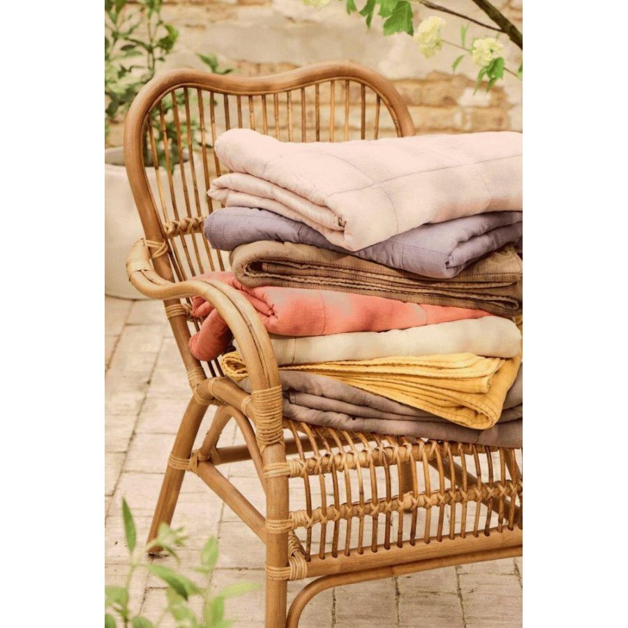 Ib Laursen Vintage Steppdecke 130x180 cm, Rose