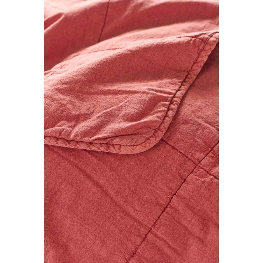 Ib Laursen Vintage Steppdecke 130x180 cm, Melon