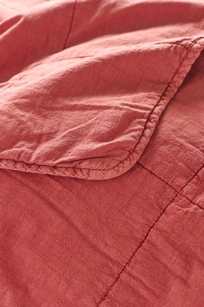 Ib Laursen Vintage Steppdecke 130x180 cm, Melon