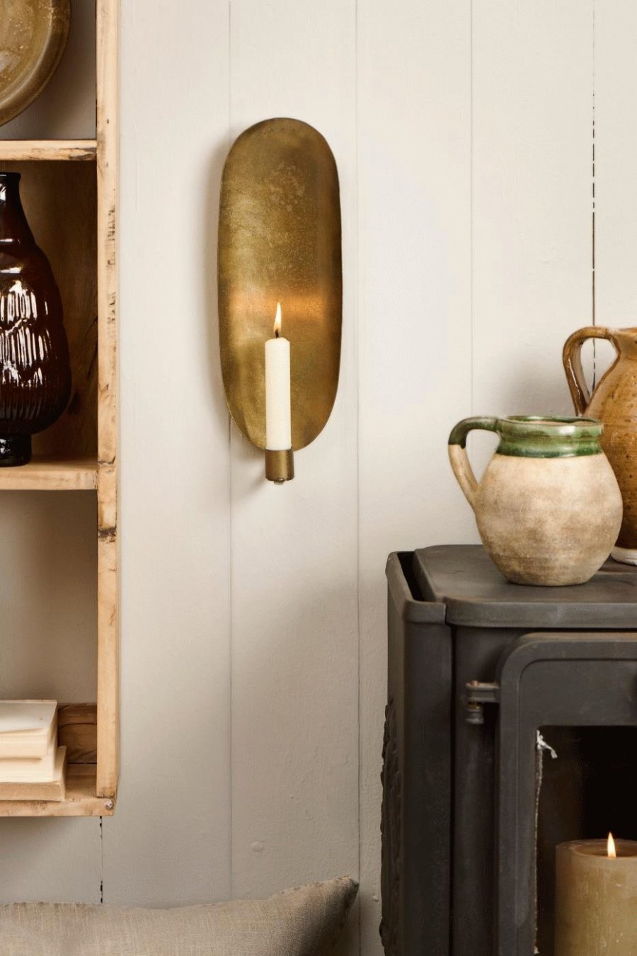 Ib Laursen Wandkerzenhalter H32 cm, 5 Cm