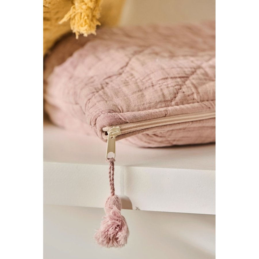 Ib Laursen Kosmetiktasche Gesteppt 28x18 cm, Rose