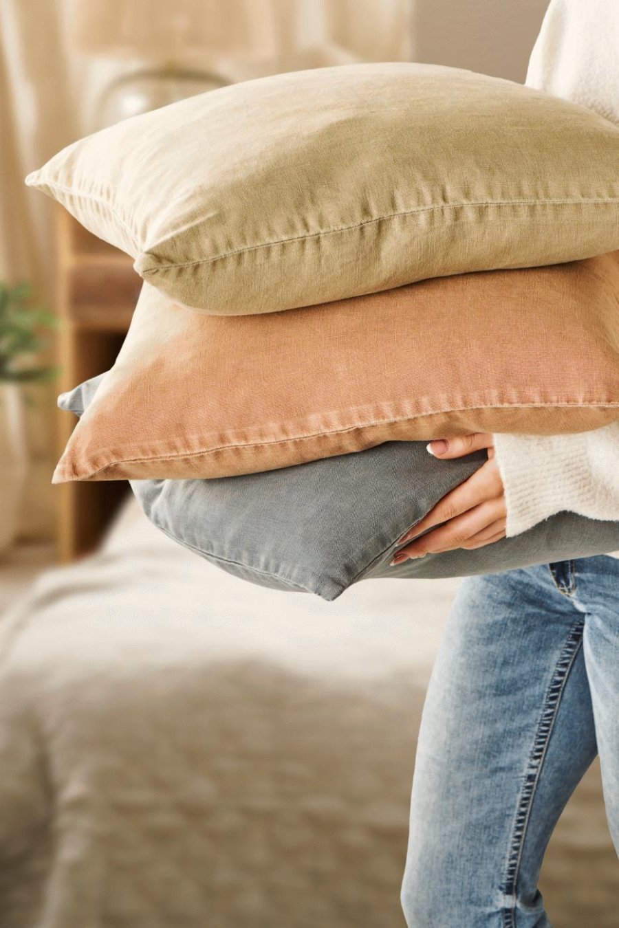 Ib Laursen Kissenbezug 50x50 cm, Chalk Blue