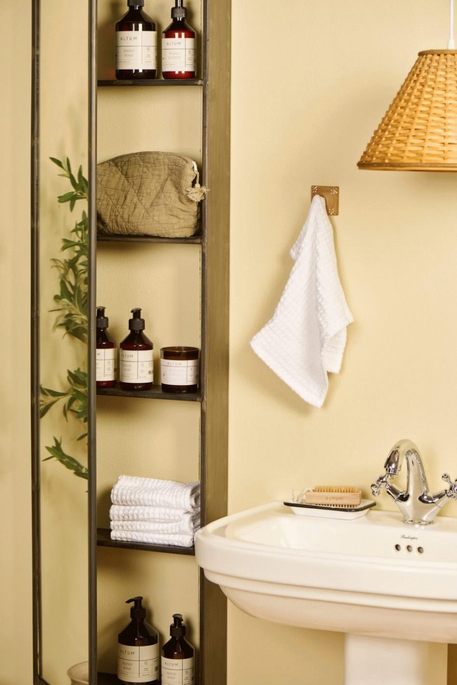 Ib Laursen Gesteppt Kosmetiktasche 28x18 cm, Eucalyptus Green