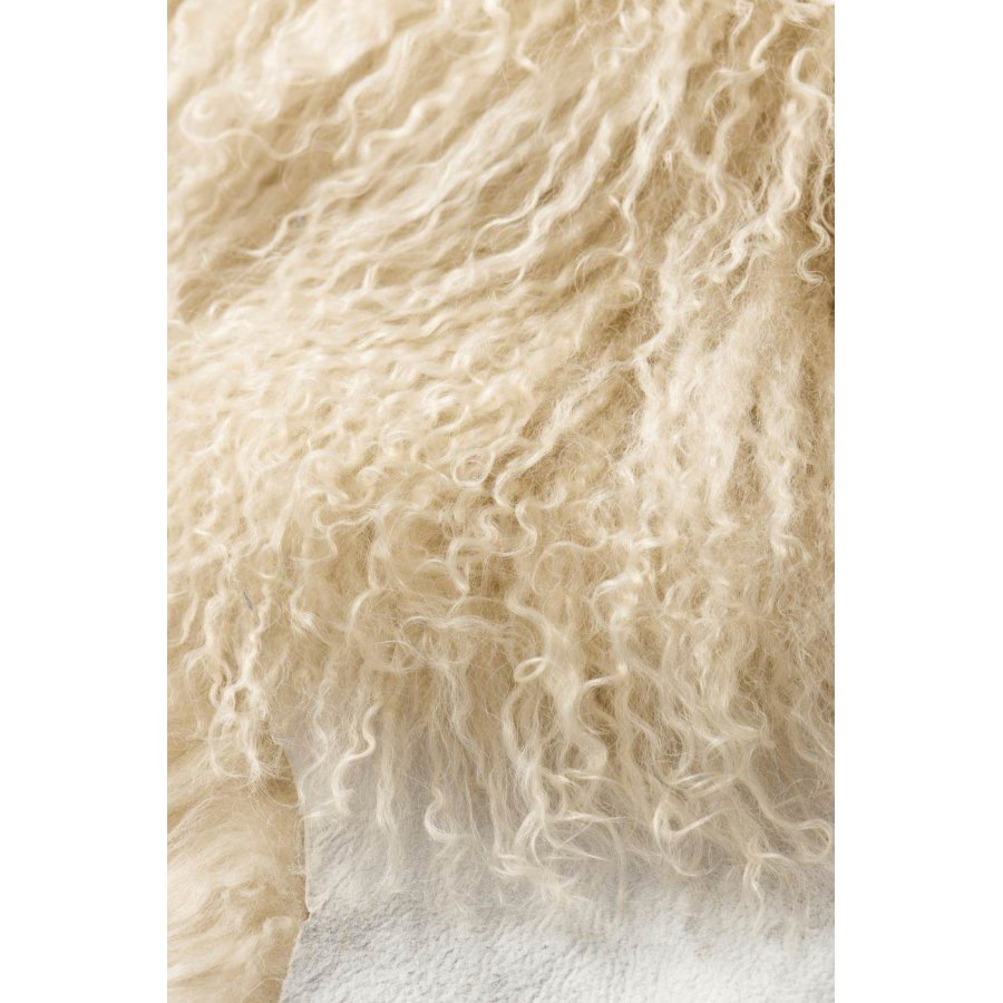 Ib Laursen Tibetisches Lammfell 50x90 cm, Butter Cream