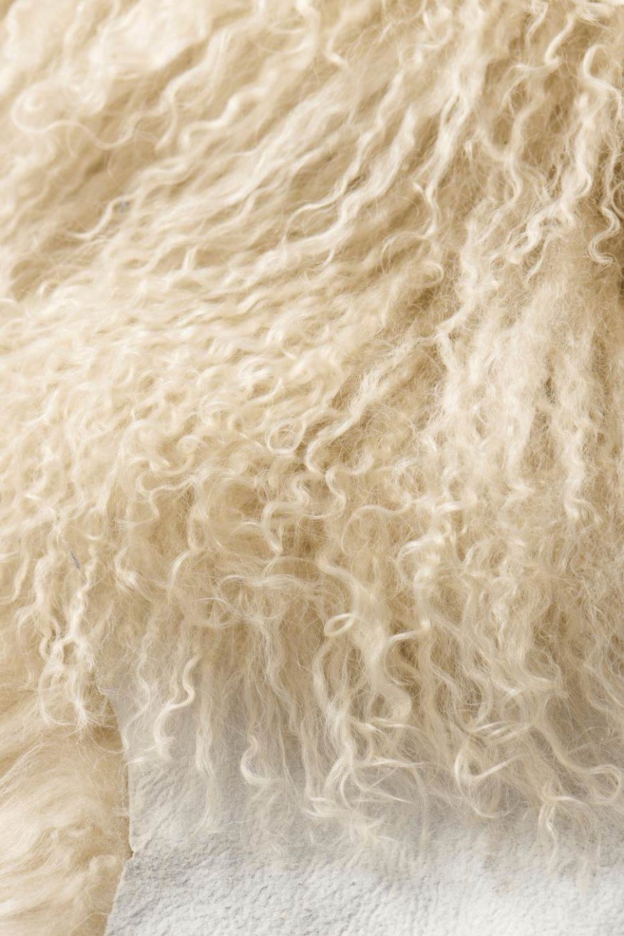 Ib Laursen Tibetisches Lammfell 50x90 cm, Butter Cream