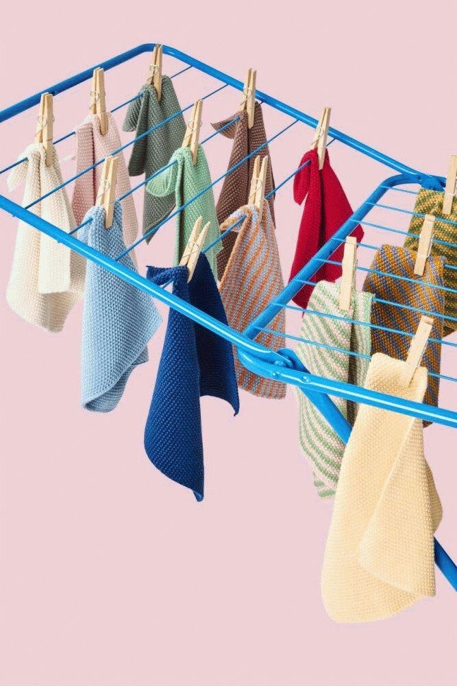 Ib Laursen Mynte Karklud 25x25 cm, Blue Bell