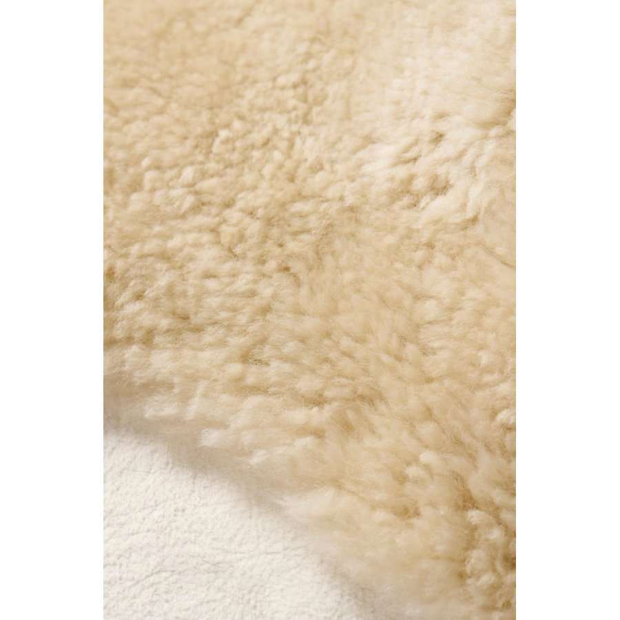 Ib Laursen Sherpa Lammfell 50x90 cm, Butter Cream