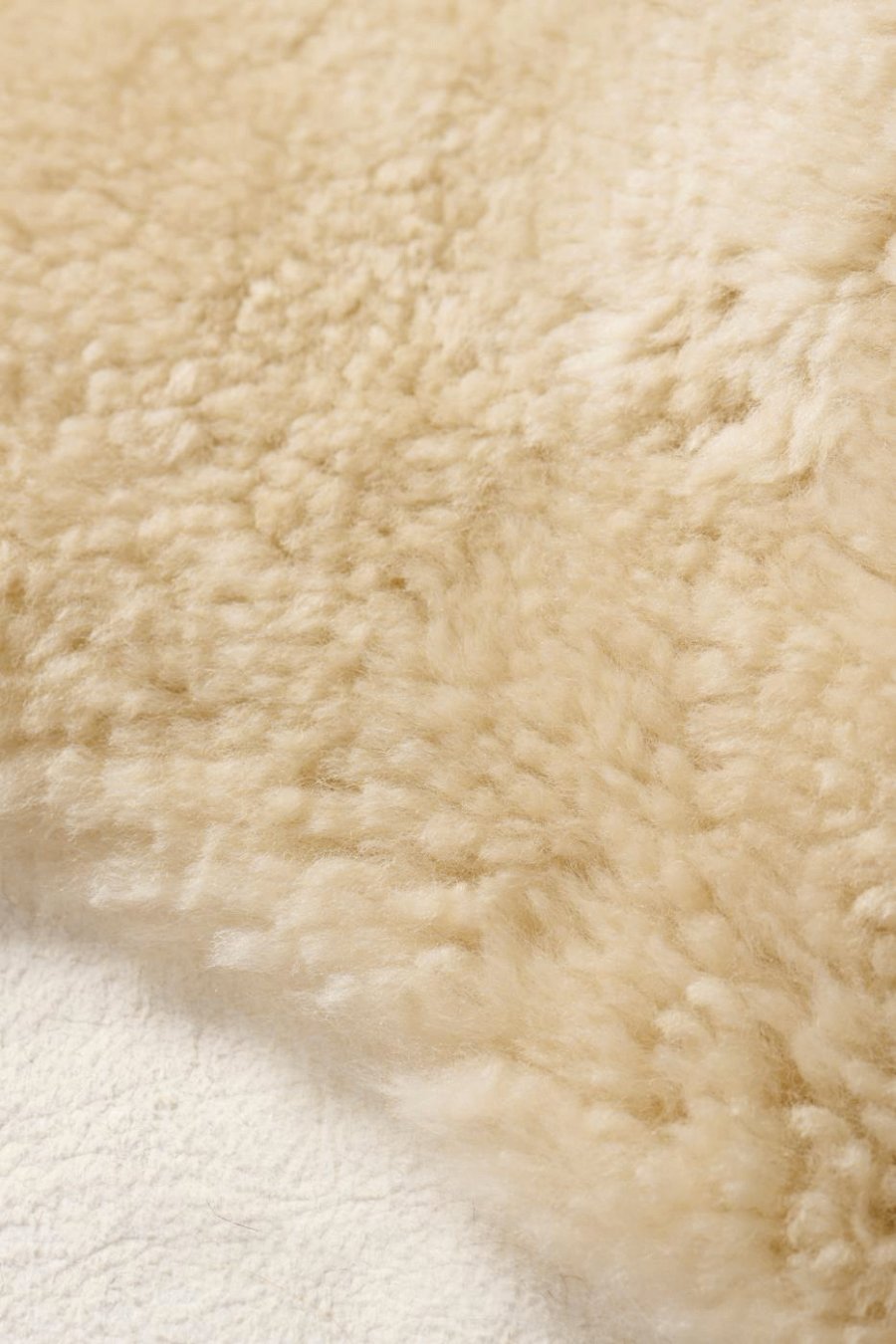 Ib Laursen Sherpa Lammfell 50x90 cm, Butter Cream
