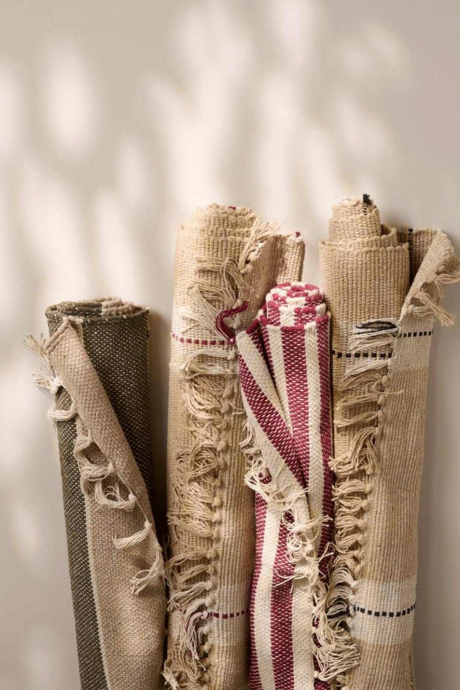 Ib Laursen Lufer 60x120 cm, Beige/Olivgrn