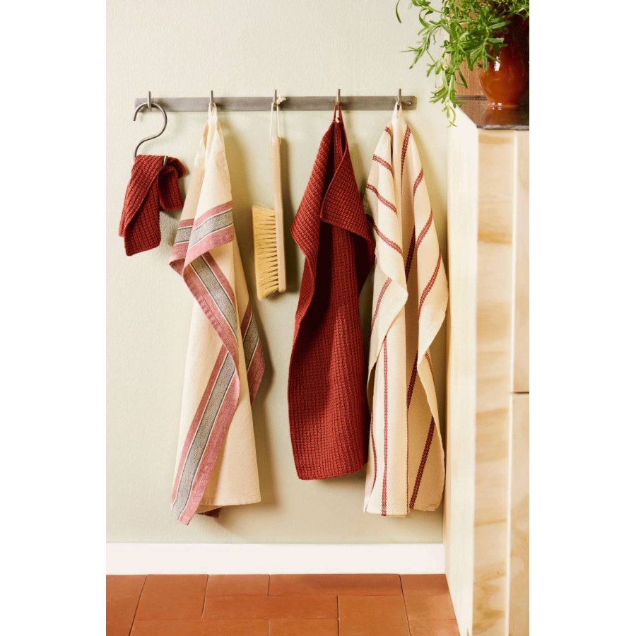 Ib Laursen Spltuch 25x25 cm, Rostfarben