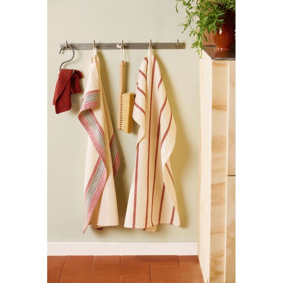 Ib Laursen Spltuch 25x25 cm, Rostfarben