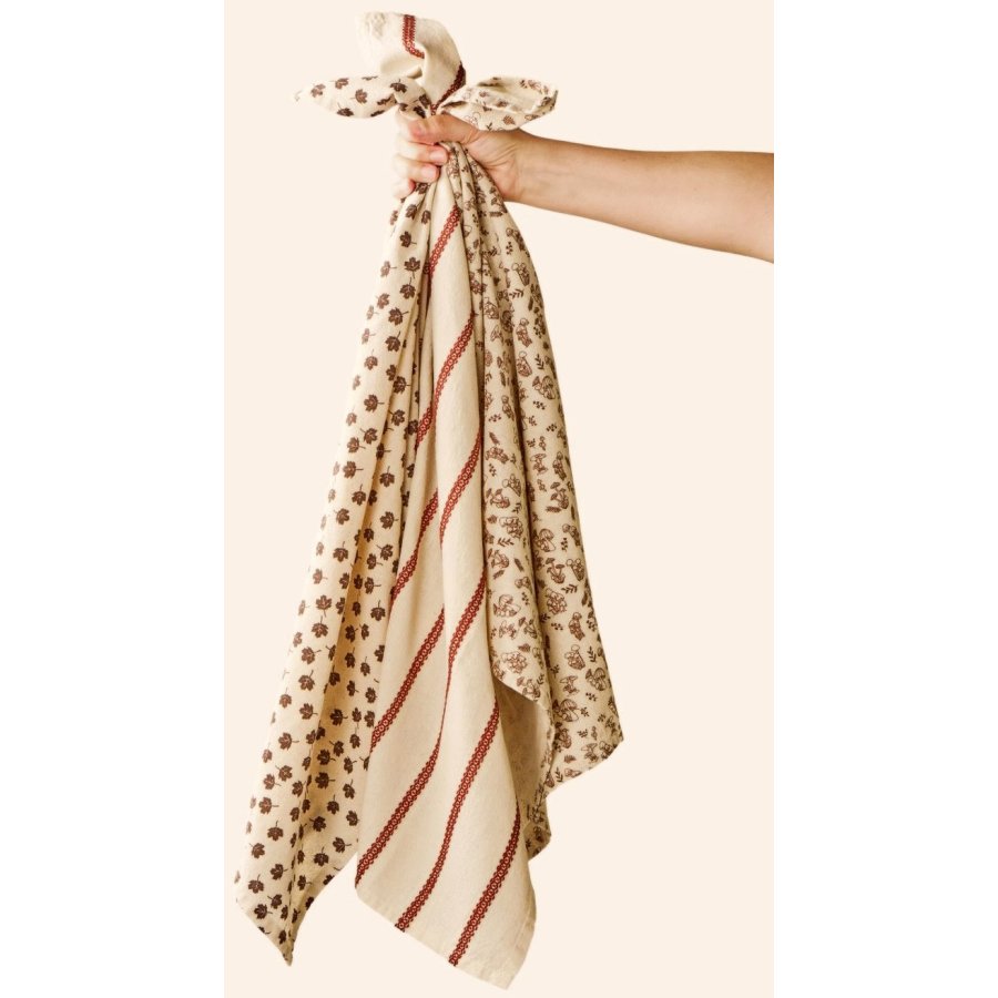 Ib Laursen Birk Geschirrtuch 50x70 cm, Natur/Braun