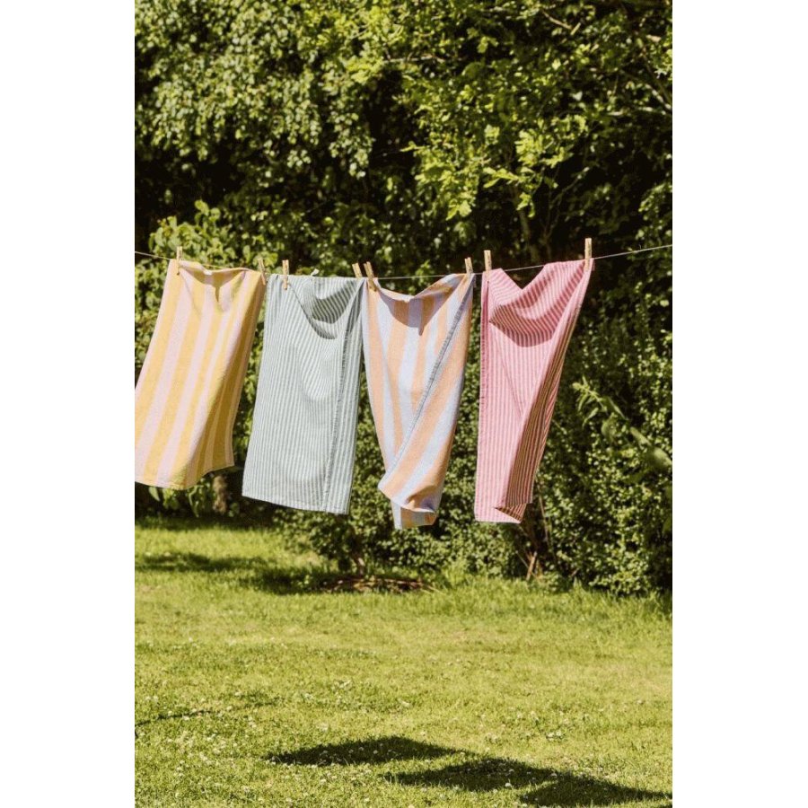 Ib Laursen Linea Geschirrtuch, Rosa/Himbeere