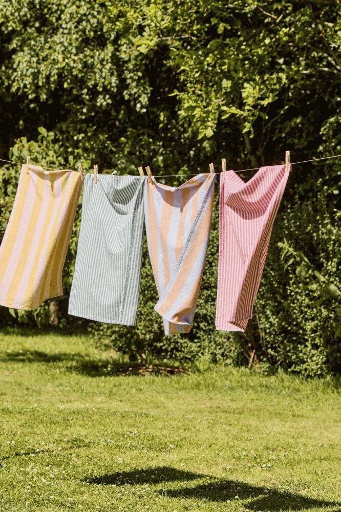 Ib Laursen Linea Geschirrtuch, Rosa/Himbeere