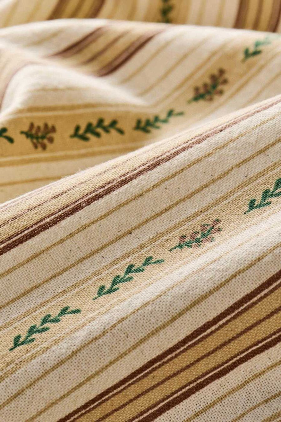 Ib Laursen Isolde Geschirrtuch 50x70 cm, Natur/Braun/Grn