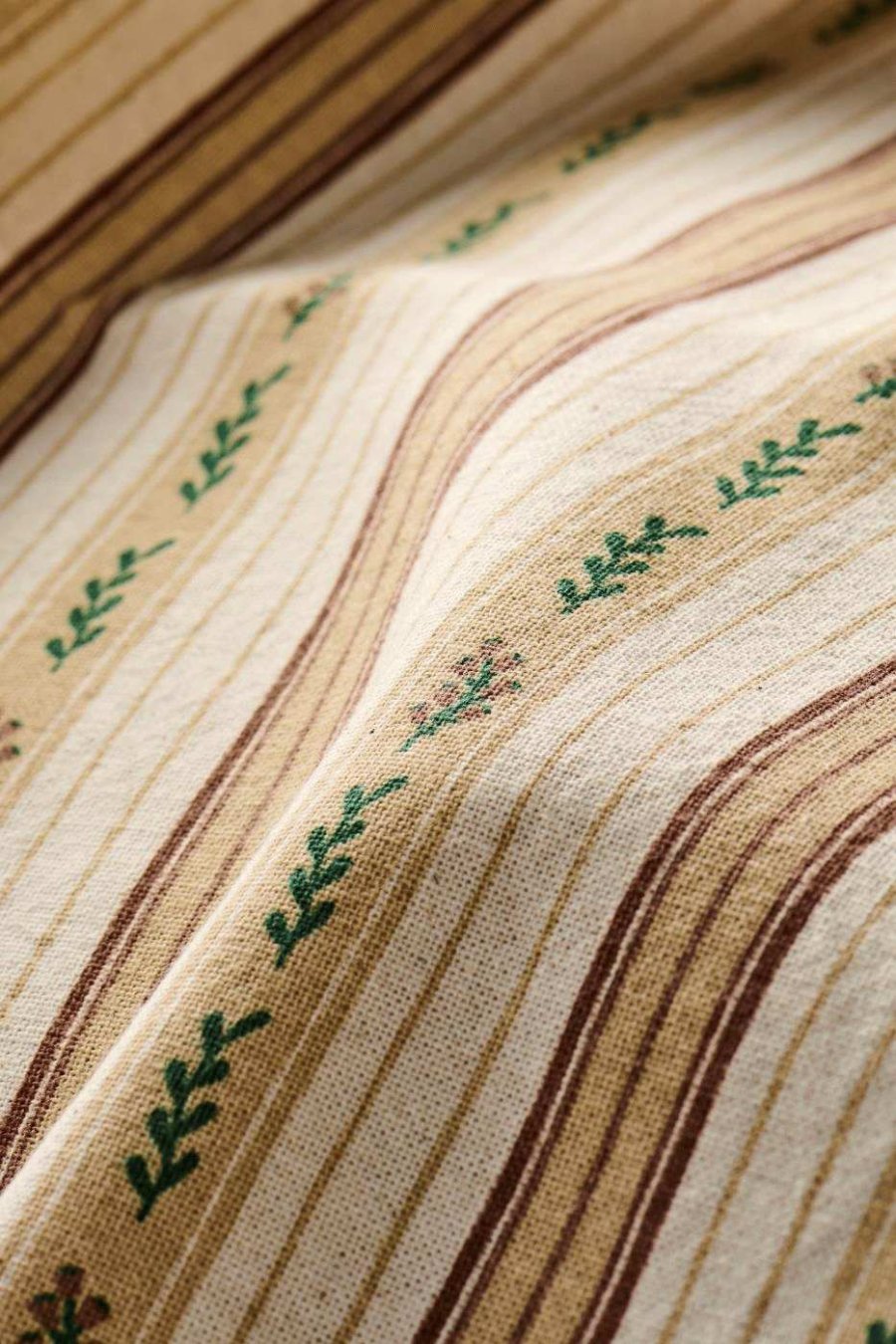 Ib Laursen Isolde Geschirrtuch 50x70 cm, Natur/Braun/Grn