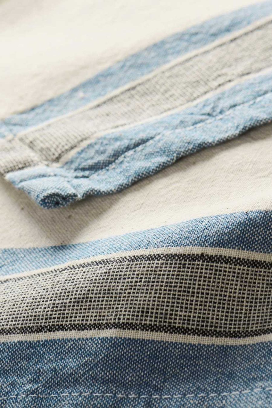 Ib Laursen Walter Geschirrtuch 50x70 cm, Natur/Blau/Grau