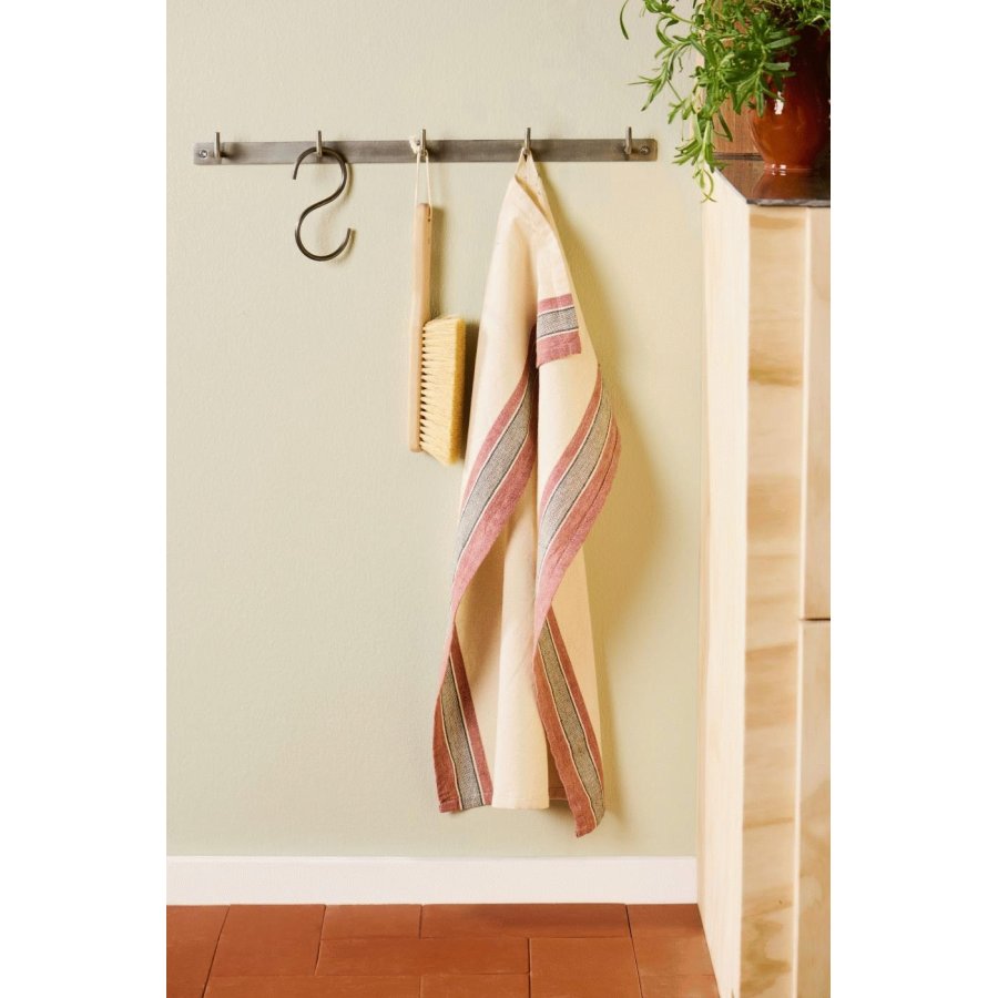 Ib Laursen Walter Geschirrtuch 50x70 cm, Natur/Rost/Grau