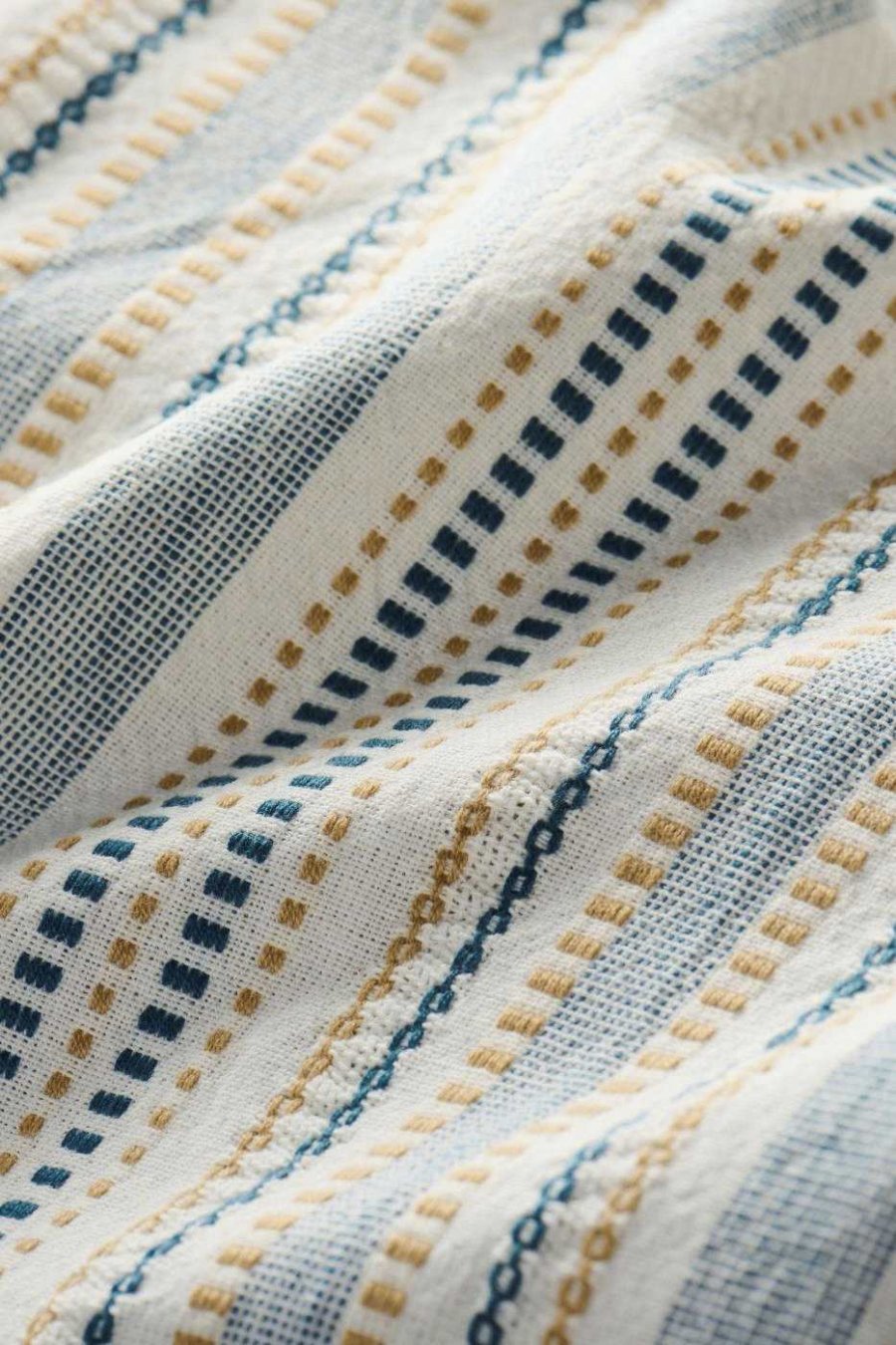 Ib Laursen Celine Geschirrtuch 50x70 cm, Wei/Blau/Beige