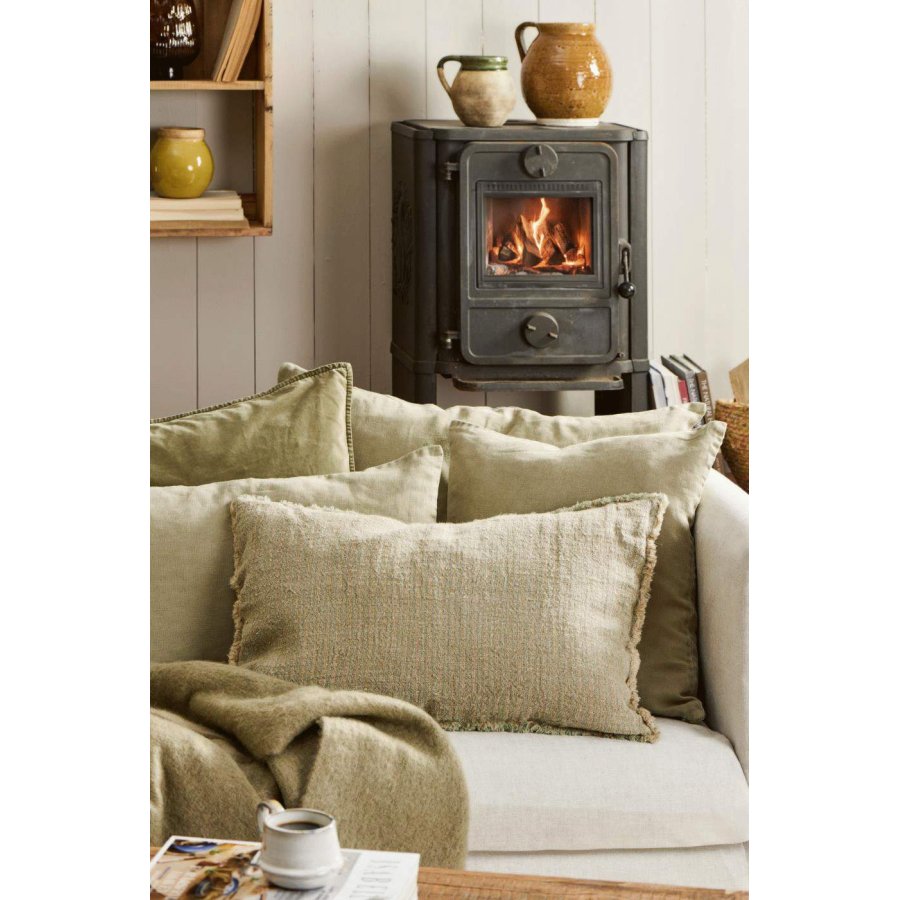 Ib Laursen Kissenbezug 40x60 cm, Natur/Staubgrn