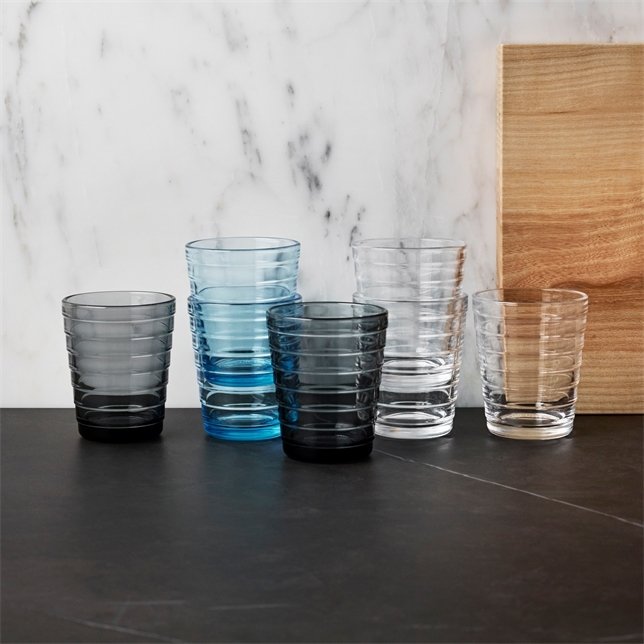 Iittala Aino Aalto Trinkglas 2er Set 22 cl, Aqua