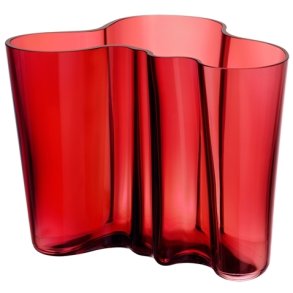 Iittala Aalto Vase H16 cm, Cranberry