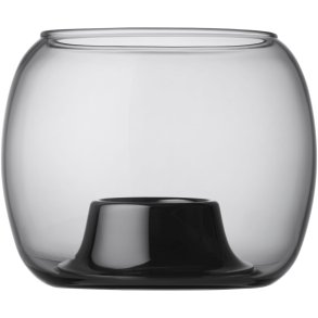 Iittala Kaasa Teelichthalter H12 cm, Grau