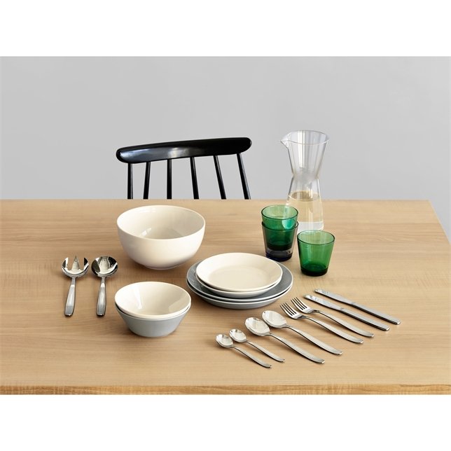 Iittala Scandia Salatbesteck, Stahl