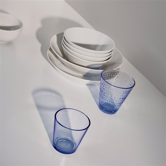 Iittala Kartio Trinkglas 2er Set 21 cl, Aqua