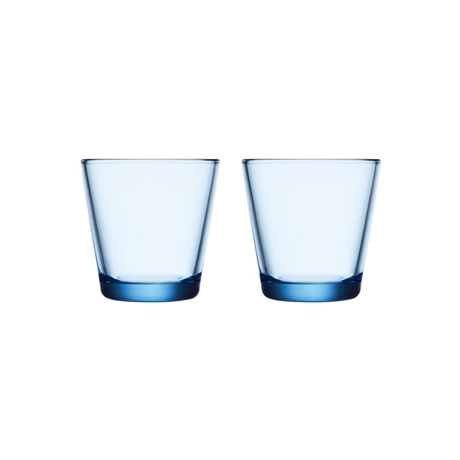 Iittala Kartio Trinkglas 2er Set 21 cl, Aqua