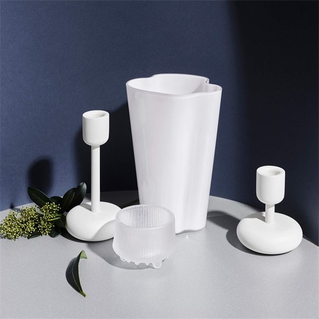 Iittala Aalto Vase H22 cm, Hvid