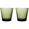 Iittala Kartio Trinkglas 2er Set, 21 cl, Moosgrn