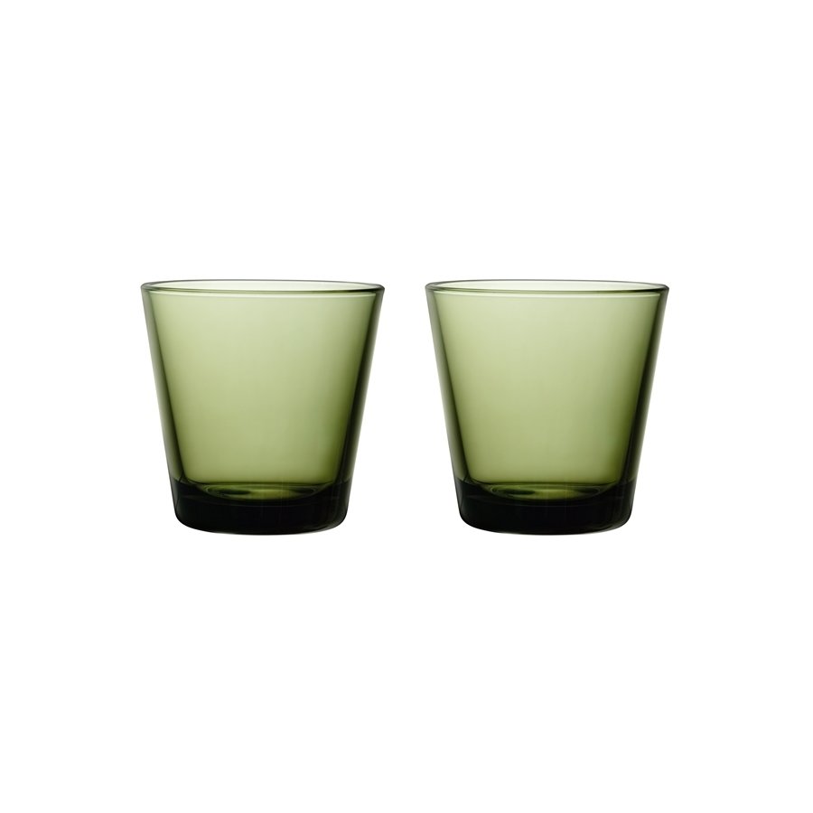 Iittala Kartio Trinkglas 2er Set, 21 cl, Moosgrn