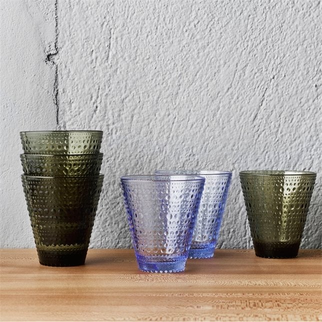 Iittala Kastelhelmi Wasserglas 2er Set 30 cl, Aqua