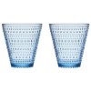 Iittala Kastelhelmi Wasserglas 2er Set 30 cl, Aqua